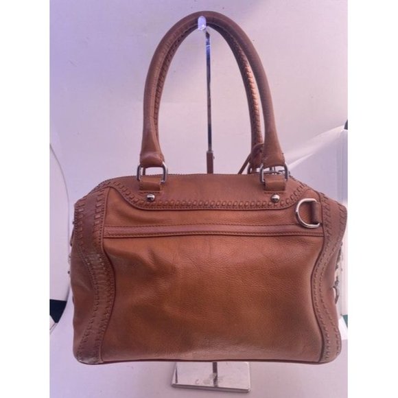 Rebecca Minkoff Weave Tassle Tan Leather Shoulder Bag - Picture 5 of 12